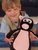 Piguin = pig + penguin stuffed animal [friend view]