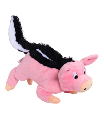 Skoink = skunk + pig stuffed animal [left view]